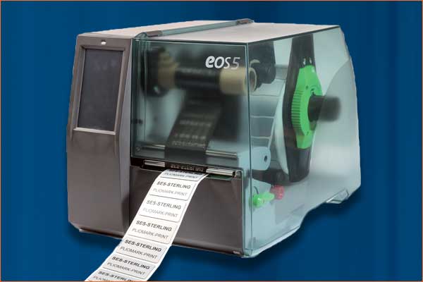 Imprimante de repérage PLIOMARK PRINT EOS 5 avec étiquettes TA mousse
