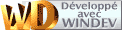 D&eacute;velopp&eacute; avec WinDev/Powered by WinDev